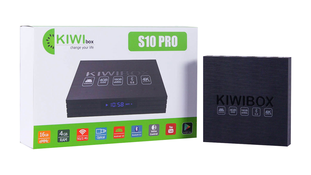 Android tv box kiwibox s10 pro max