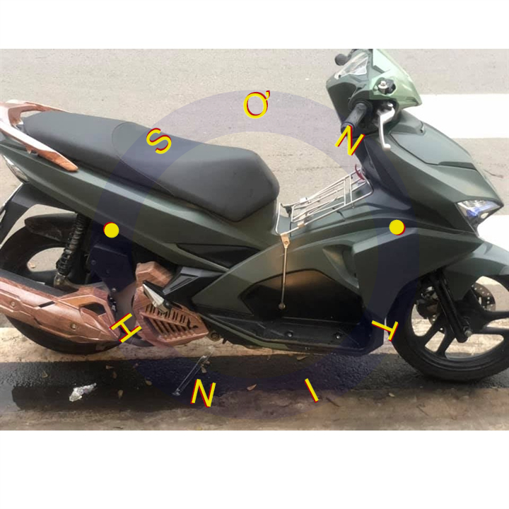 SƠN SAMURAI SƠN XỊT MÀU XANH QUÂN  ĐỘI ARMY 142