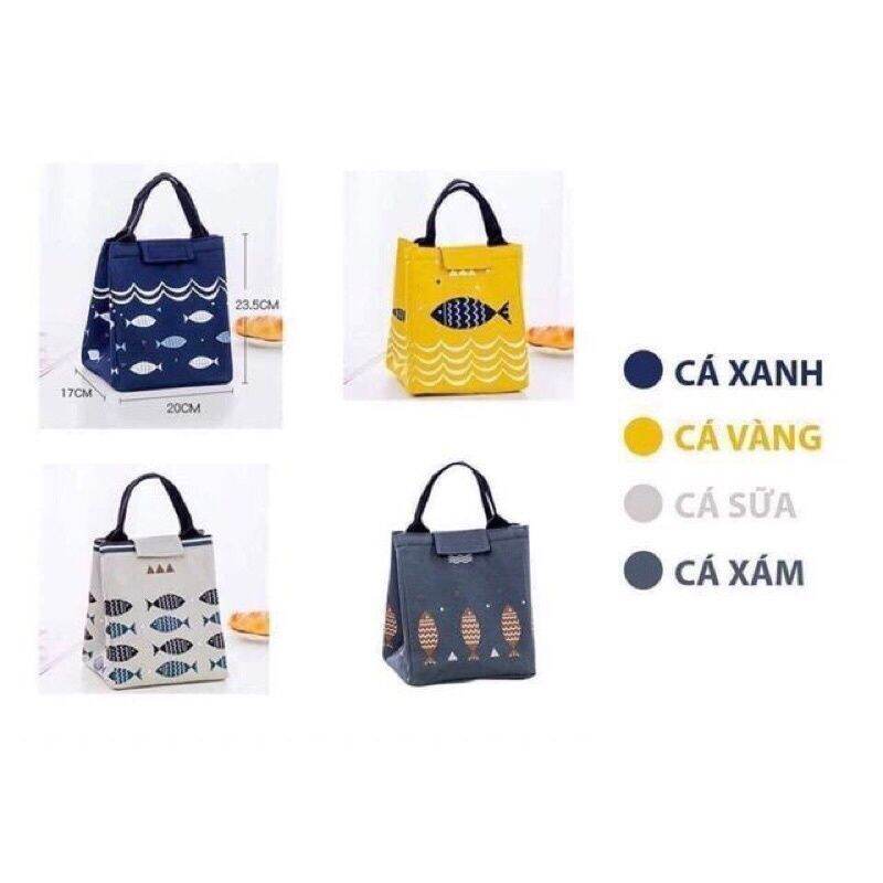 Túi giữ nhiệt hình cá,túi đựng cơm văn phòng