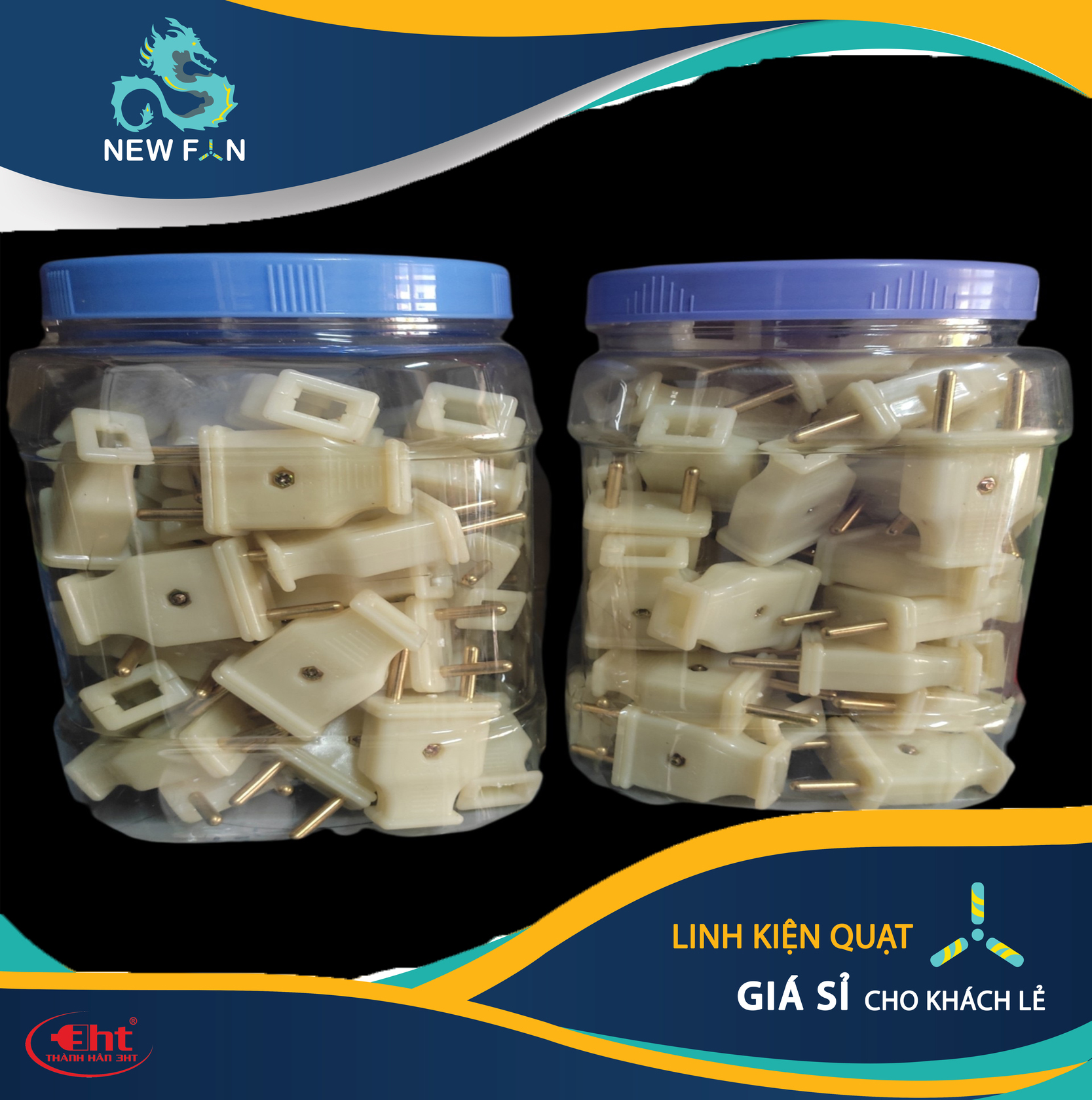 Phích Cắm Điện Đực Giá Rẻ - 3HT