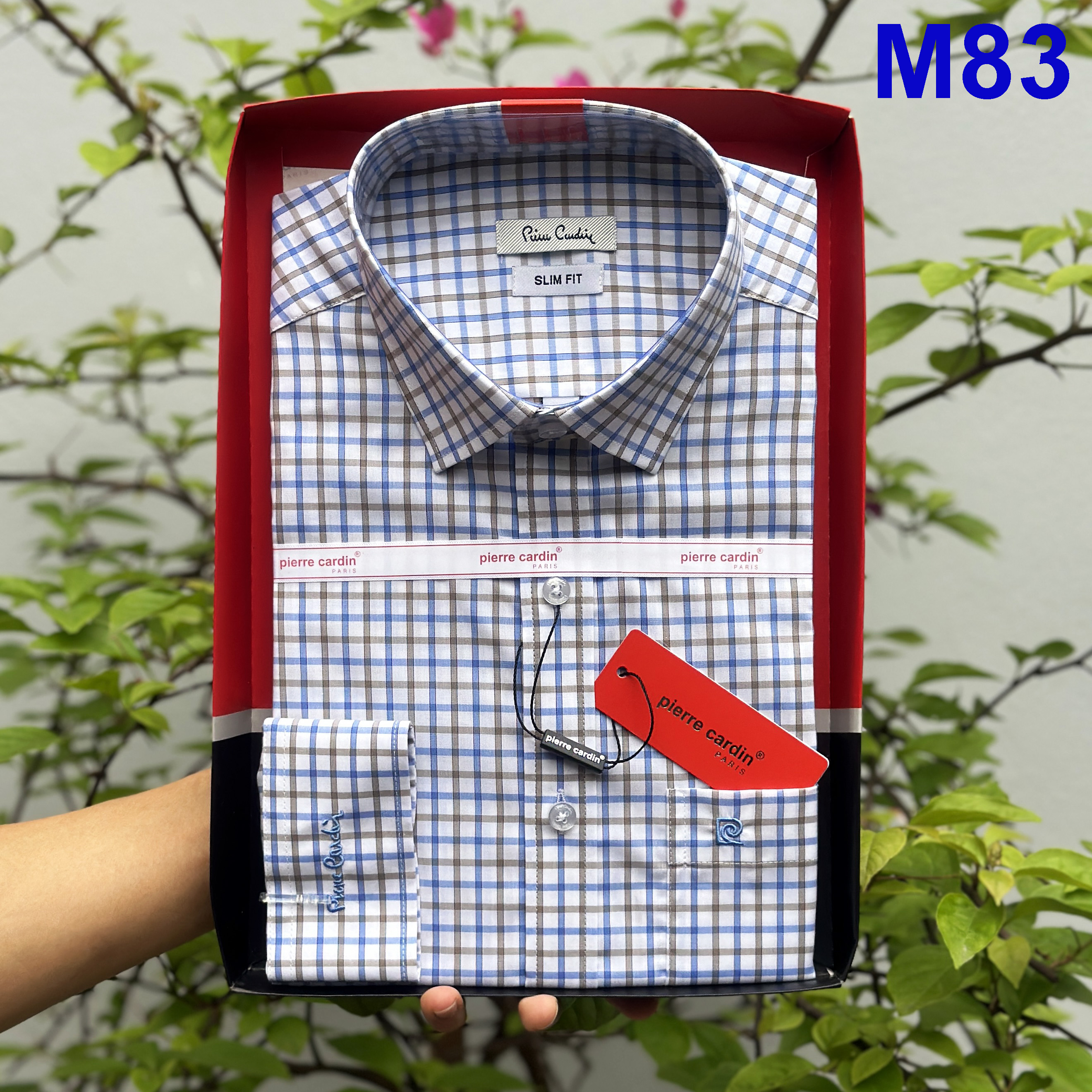 Áo sơ mi nam, sơ mi trắng, sơ mi dài tay, sơ mi trắng cộc tay, sơ mi nam pierre cardin chính hãng hàng xuất dư hàn 2024