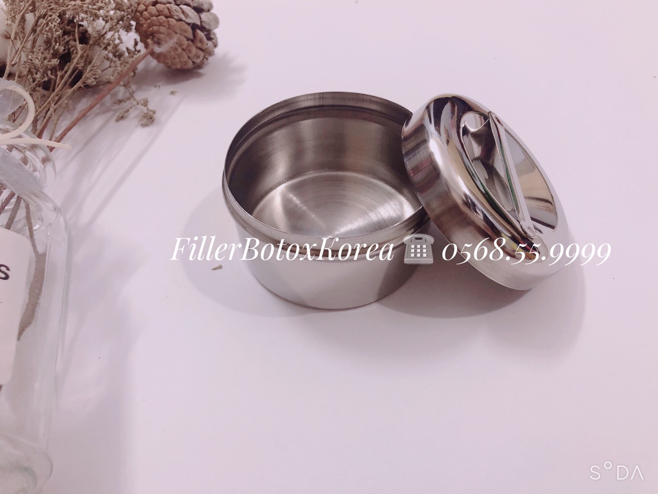 Cốc Inox Đựng Bông Giá Rẻ