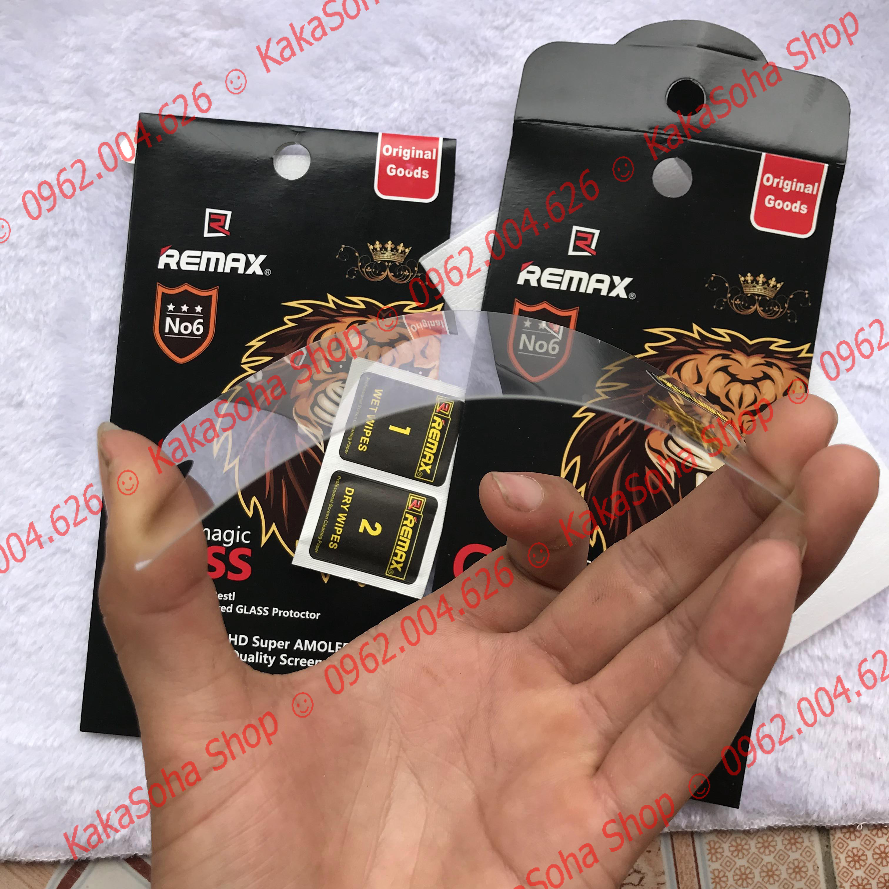 Kính cường lực Remax Iphone 6/7/8/X/Xs/XsMax