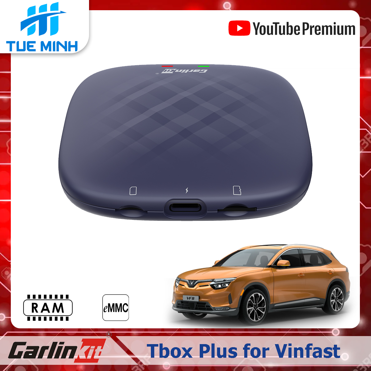 Android Box ô tô Carlinkit Tbox S2 - SM6115
