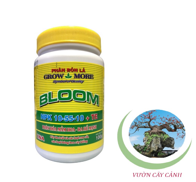 Phân bón lá grow more bloom npk 10-55-10+te - #366a# 100g