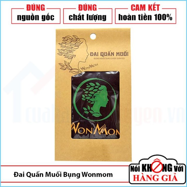 (FREESHIP ĐẾN 50k) ĐAI QUẤN MUỐI THẢO DƯỢC CAO CẤP - WonMom (Việt Nam) NAM4