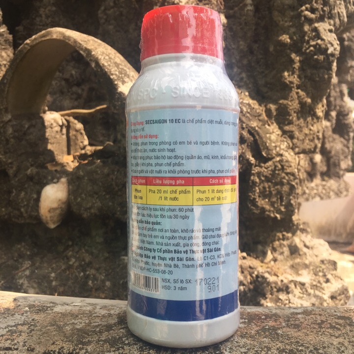 THUỐC TRỪ MUỖI SECSAIGON 10EC 450ML