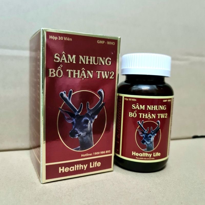 Viên uống SÂM NHUNG BỔ THẬN TW2 Giúp bổ thận nam tráng dương tăng cường sinh lý nam giới tăng ham muốn