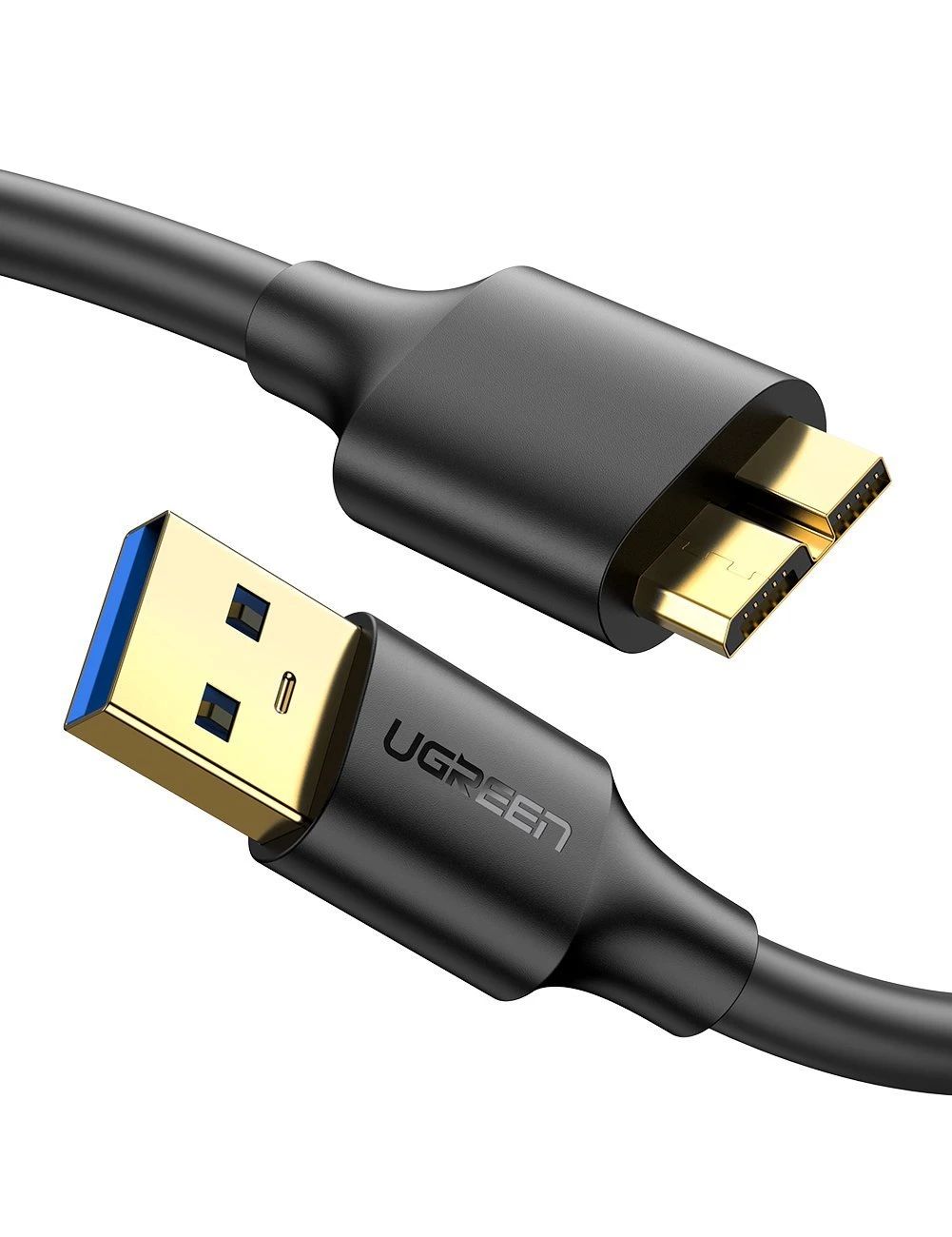 Ugreen 10843 2m màu đen cáp usb 3.0 a ra micro b us130 10843