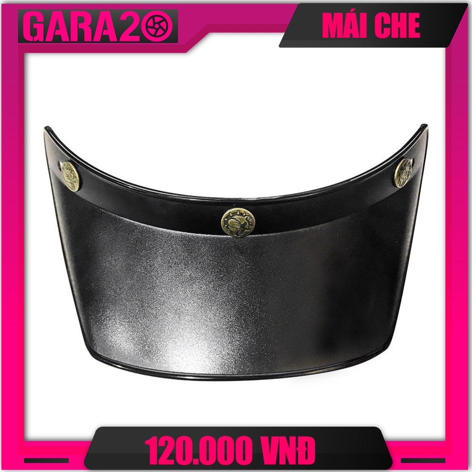 MÁI CHE BULLDOG GẮN MŨ BẢO HIỂM KHÔNG BAO GỒM MŨ - GARA20