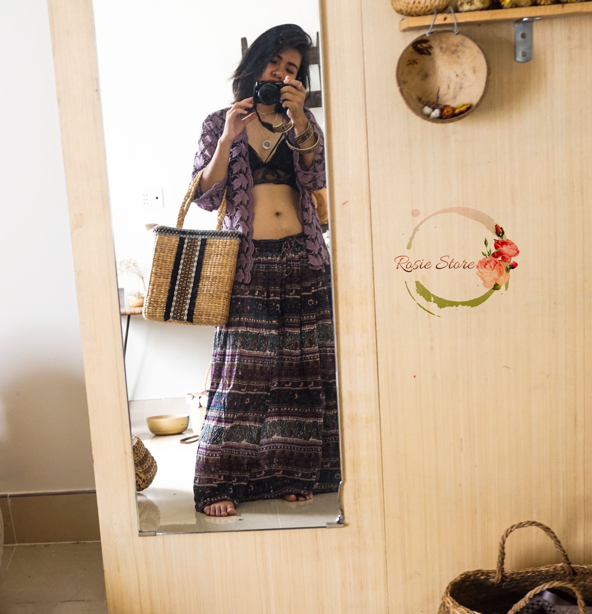 Túi Cói, Giỏ Boho