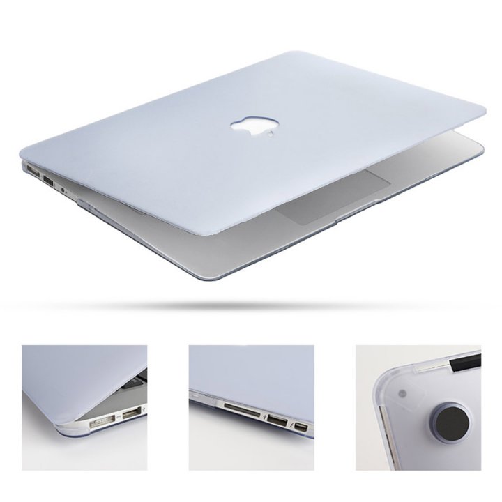 Case ,Ốp Macbook Trắng mờ Đủ Dòng (Tặng Kèm Nút Chống Bụi )