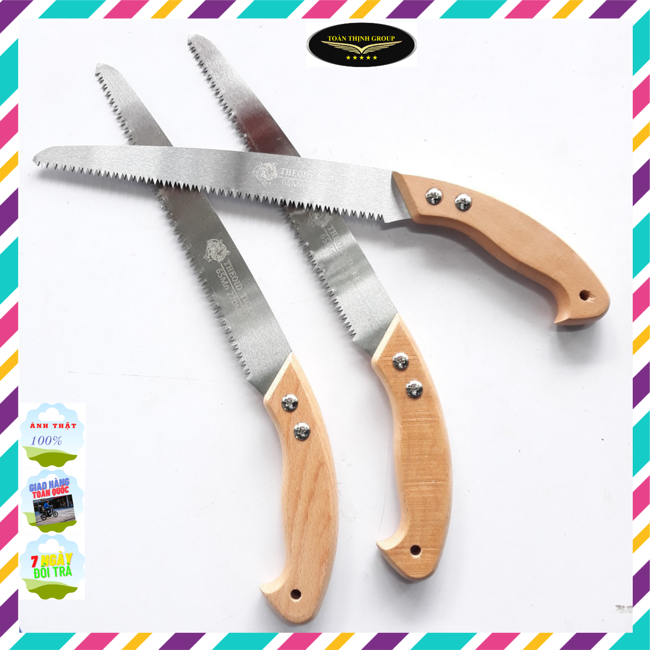 [Hàng Xịn] Cưa Gỗ Cầm Tay Hiệu TIGER 270mm Cán Gỗ, Cưa Gỗ Lưỡi Thép - Lưỡi Hợp Kim Siêu Bén