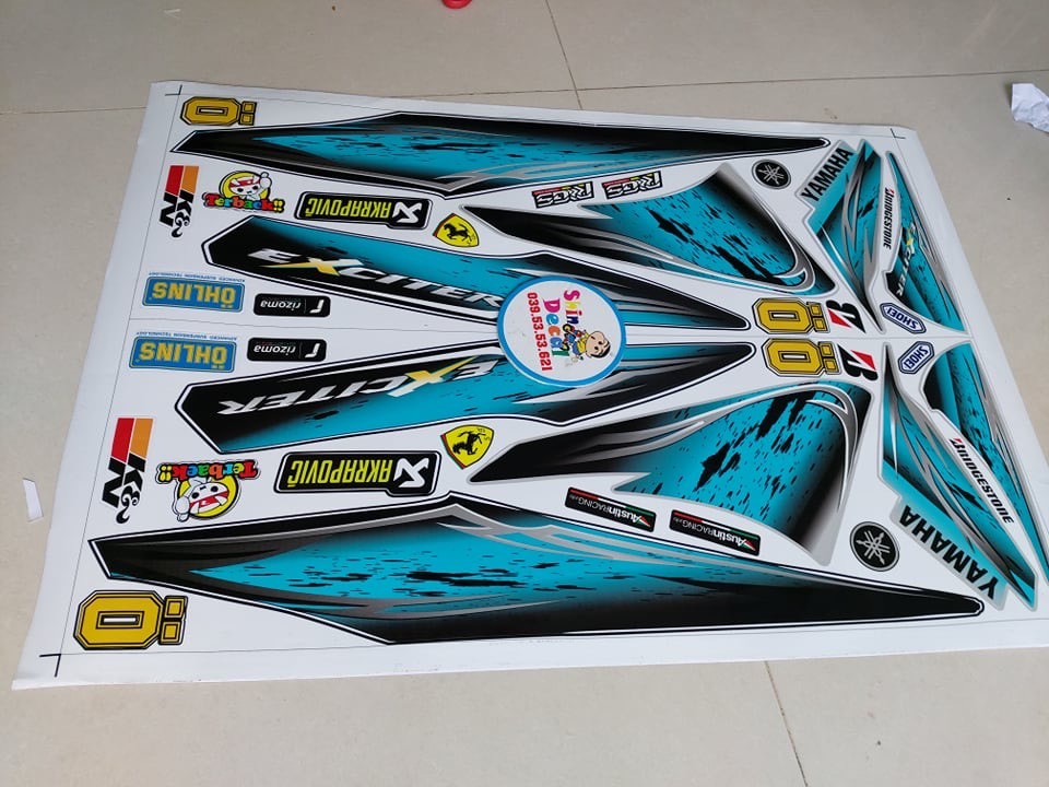 Tem rời ex 2006 xanh bạc