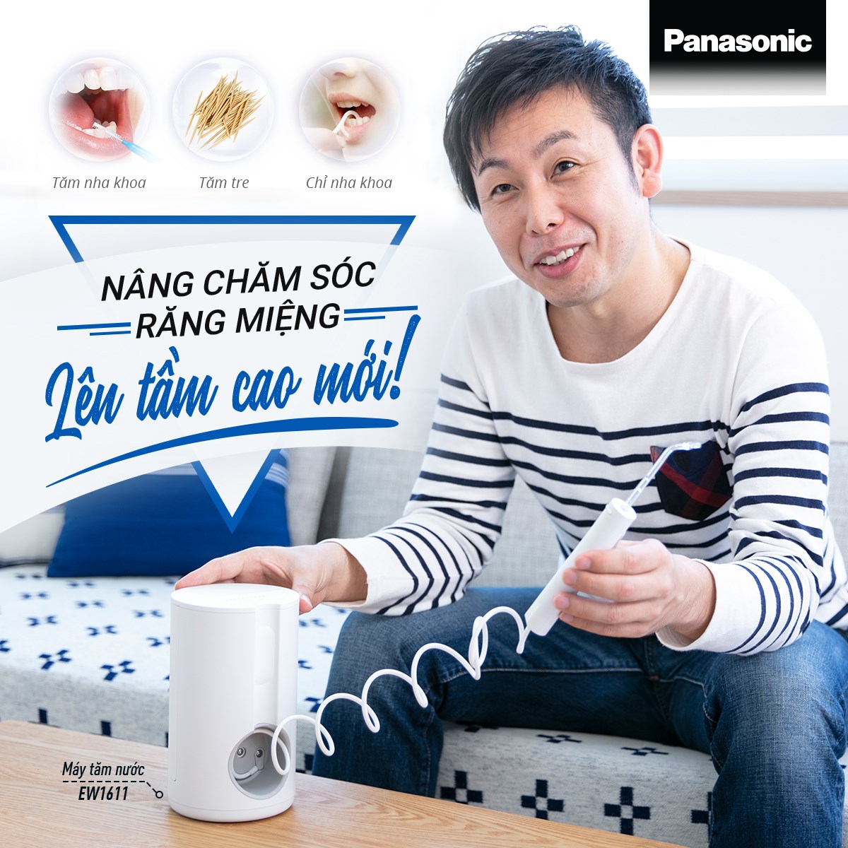 MÁY TĂM NƯỚC PANASONIC EW1611 ,BẢO HÀNH 12 THÁNG