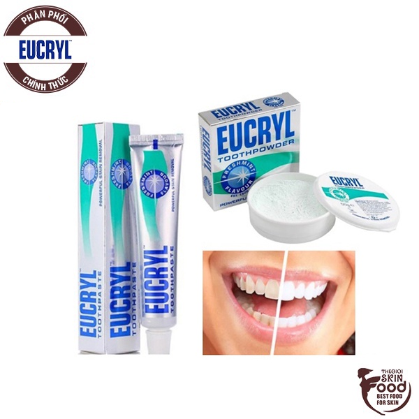 Sản Phẩm Tẩy Trắng Răng Anh Quốc Eucryl Freshmint