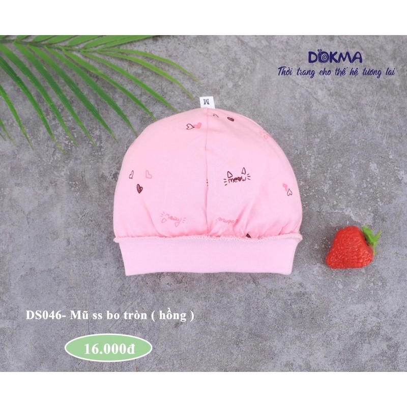 Mũ sơ sinh cotton Dokma