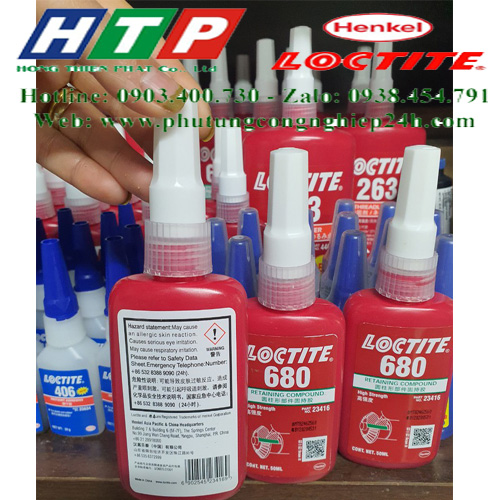 Keo dán chống xoay loctite 680-250ml