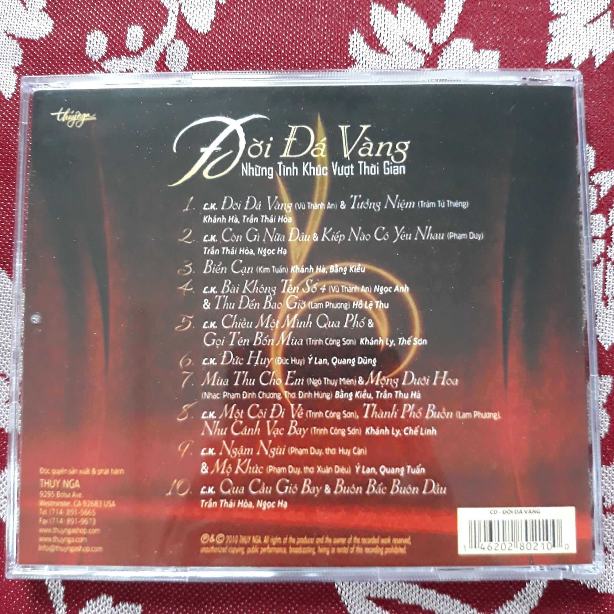 Bộ 5 đĩa cd Thúy Nga phono