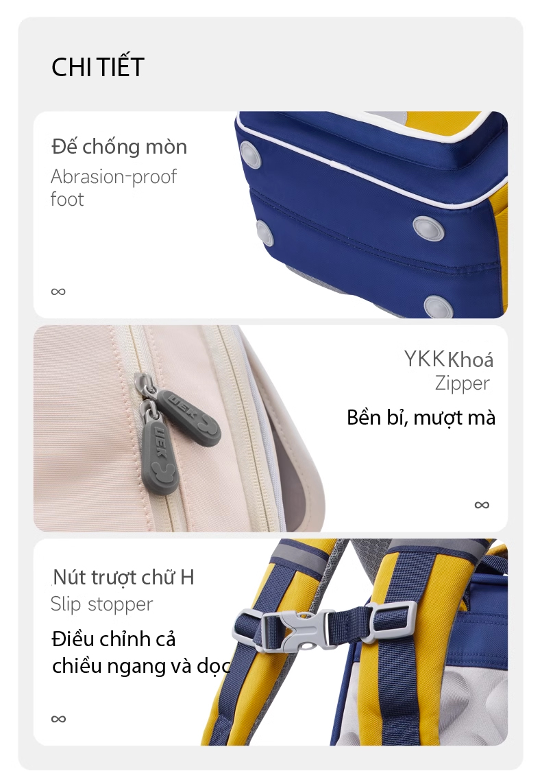 Balo Chống Gù UEK Chống Nước Chống Bụi Bẩn Balo Học Sinh Cặp Chống Gù Balo Đi Học Balo Cho Bé Cặp Sách Cho Bé