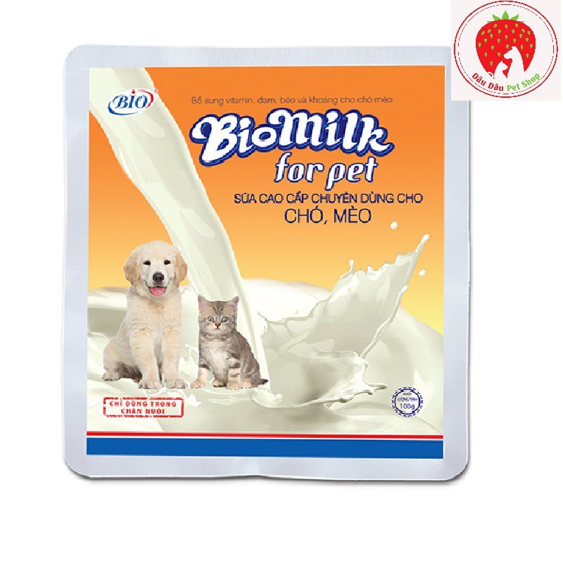SỮA BIO CHO CHÓ MÈO 100G