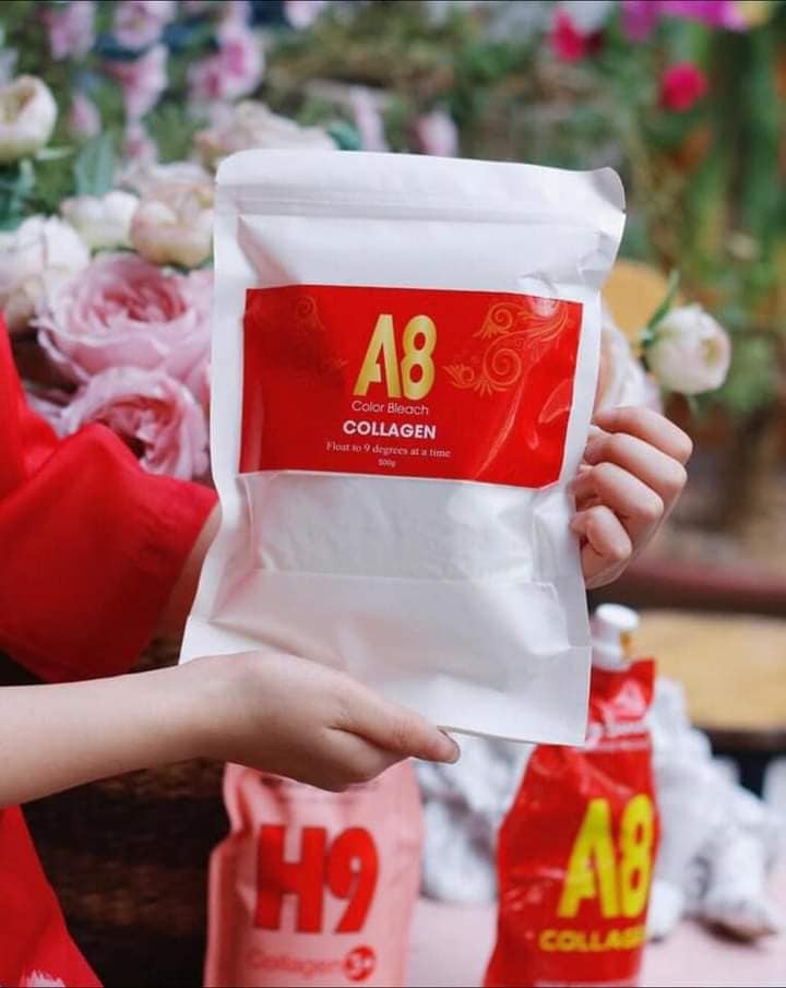 Bột tẩy tóc cao cấp A8 collagen hàng chuẩn công ty