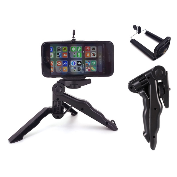 Desktop Live Mobile Phone Bracket Tripod Handheld Holder for GoPro Sports Action Camera for iPhone Samsung Smartphone Accessory