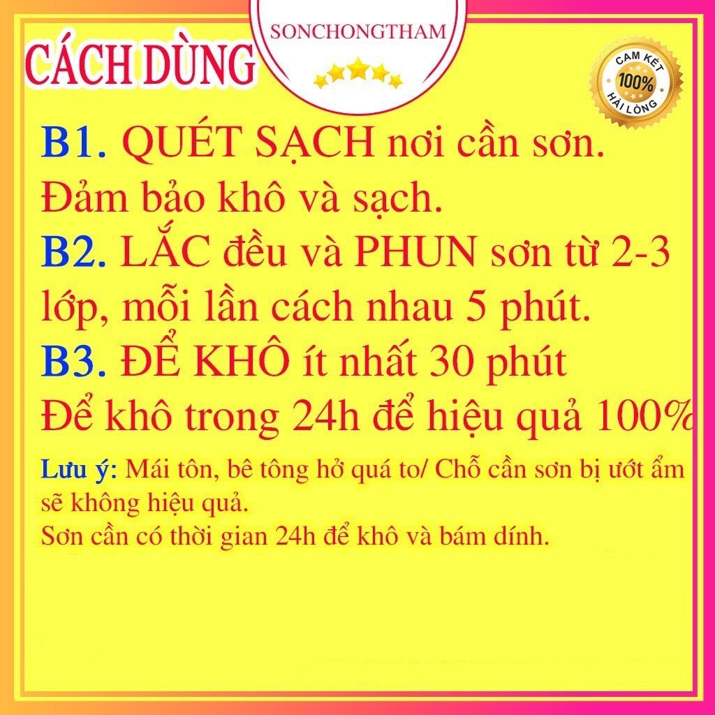 Bình sơn xịt chống thấm đa năng