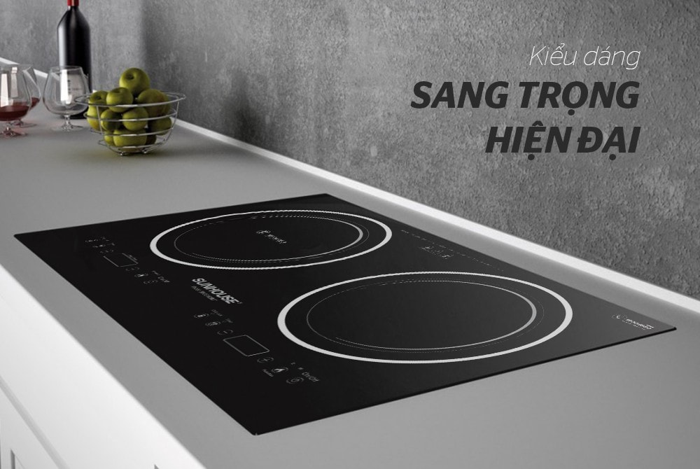 Bếp đôi từ-hồng ngoại Sunhouse SHB9103MT