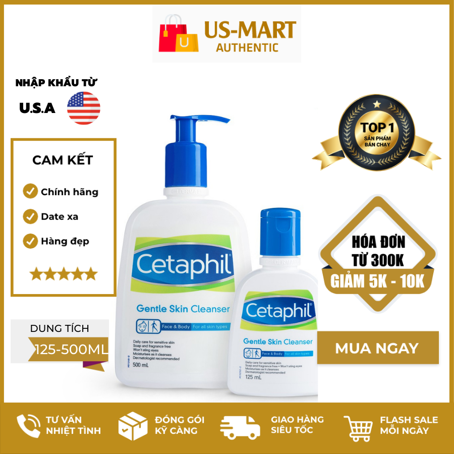 [HCM]Sữa Rửa Mặt Cetaphil Gentle Cleanser