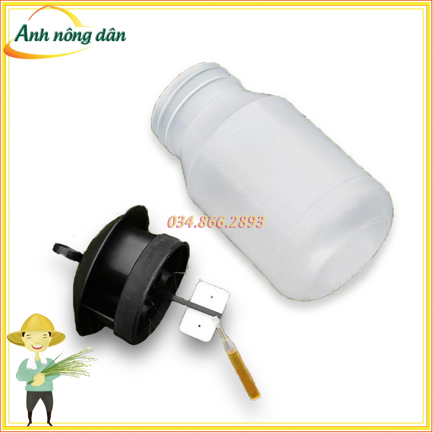 Bình keo xịt bẫy dính ruồi vàng, côn trùng