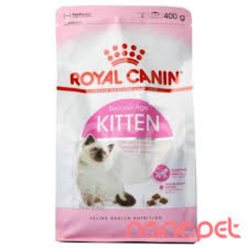 [HCM]hạt mèo indoor kitten fit 32 (túi zip )