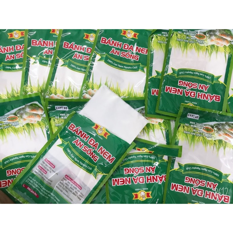 50 Lá bánh đa nem ăn sống - Bánh đa nem cuốn gỏi