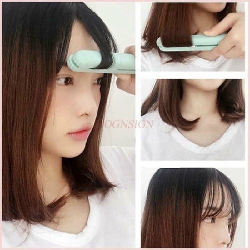 Máy Duỗi Tóc Mini Kiêm Máy Uốn Tóc Nhỏ Gọn Tiện Lợi