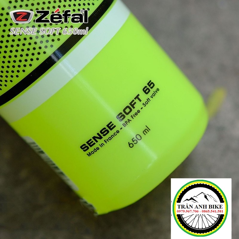 Bình Nước Xe Đạp ZEFAL SENSE SOFT 650ml