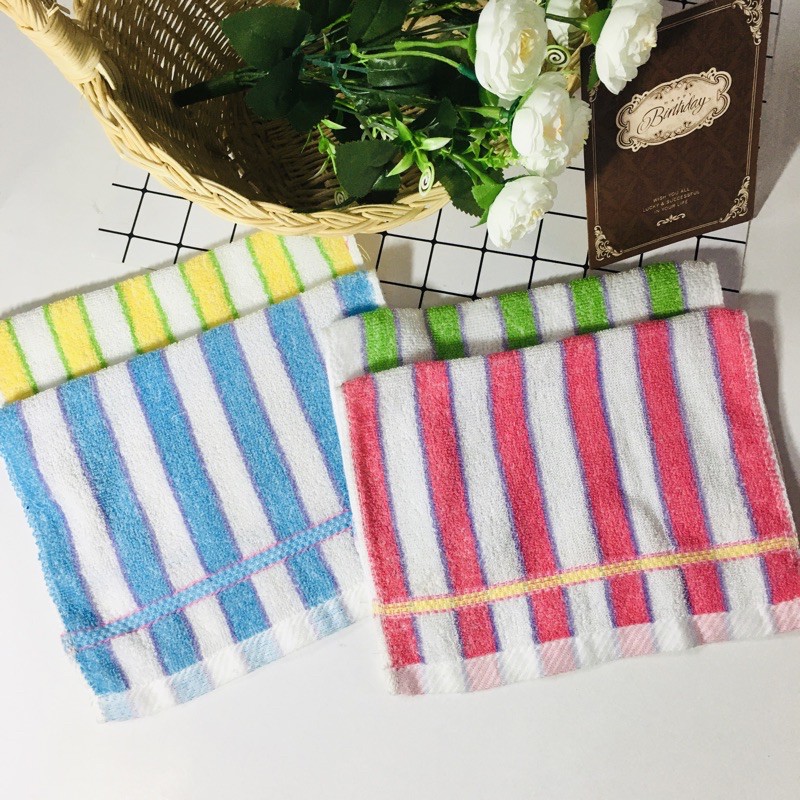 Combo 10 khăn sọc lau mặt(30x40)