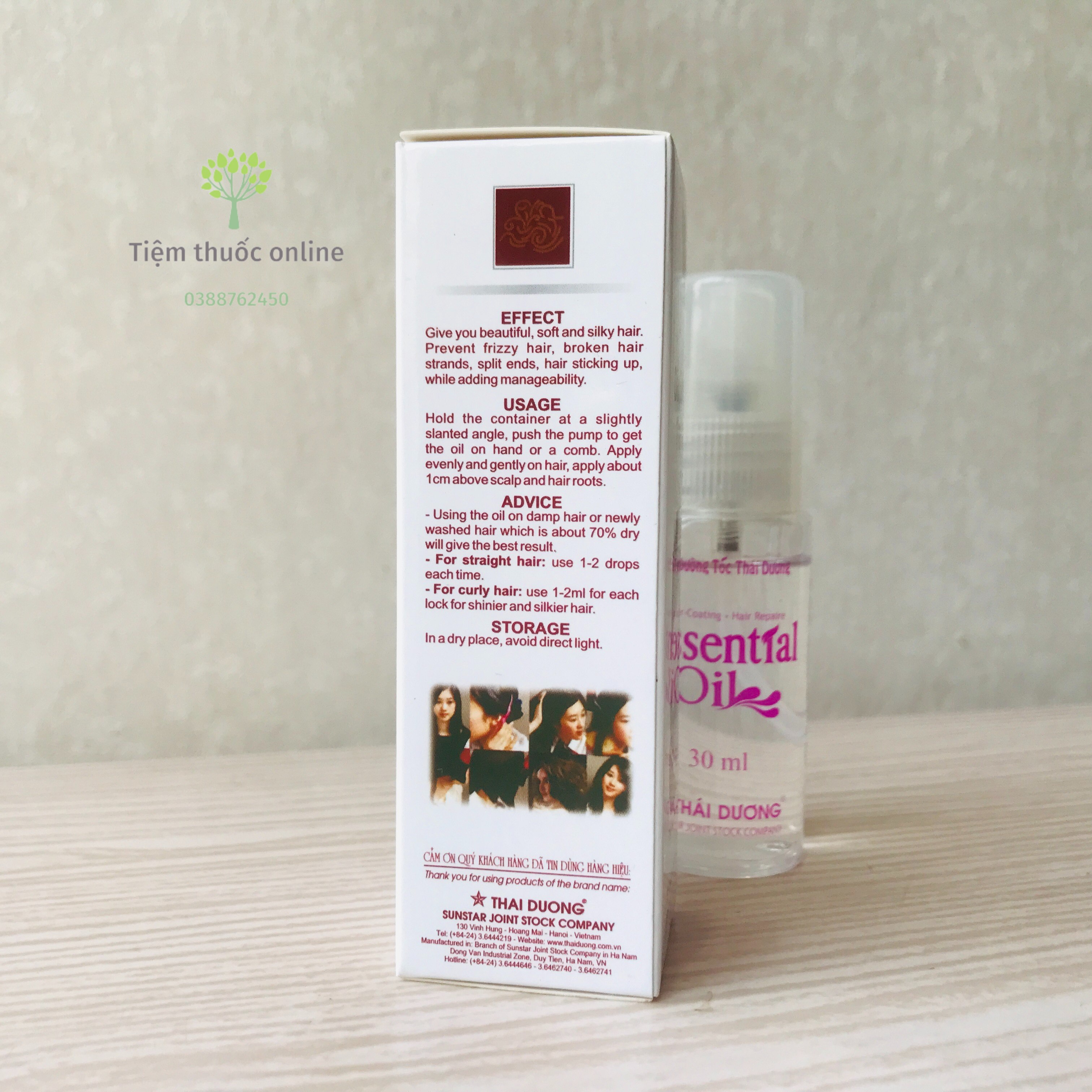 Dầu dưỡng tóc Thái Dương Essential Oil 30ml