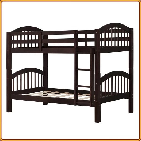 Giường Tầng Uni Gỗ Tự Nhiên - Nâu