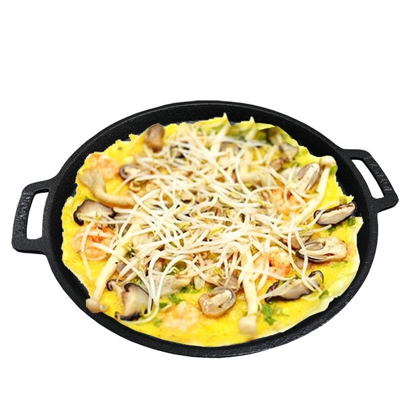 Chảo gang chống dính đổ bánh xèo , Bò Bít Tết Dragon 22cm - Fourtech
