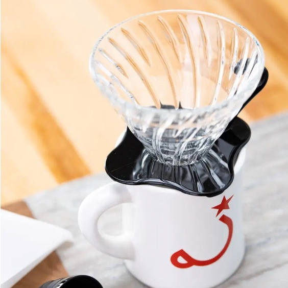 Phễu Pha Cà Phê Thủy Tinh Hario V60 Coffee Dripper