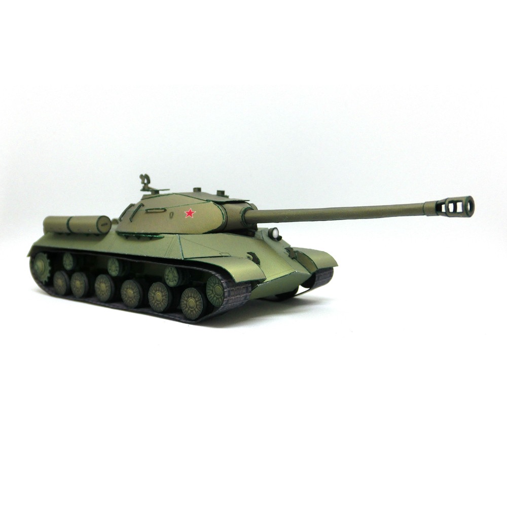 Mô hình giấy 3D Tank IS-3 mô hình giấy tỉ lệ 1/72