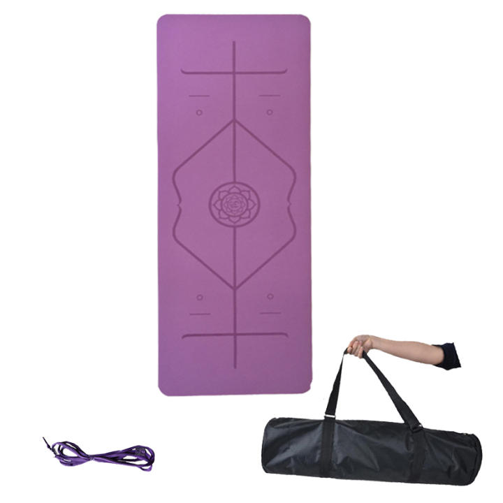 Thảm Tập Yoga Định Tuyến TPE 8mm 1 lớp Đại Nam Sport + Tặng Kèm Túi Và Dây Buộc – Đại Nam Sport >>> top1shop >>> lazada.vn