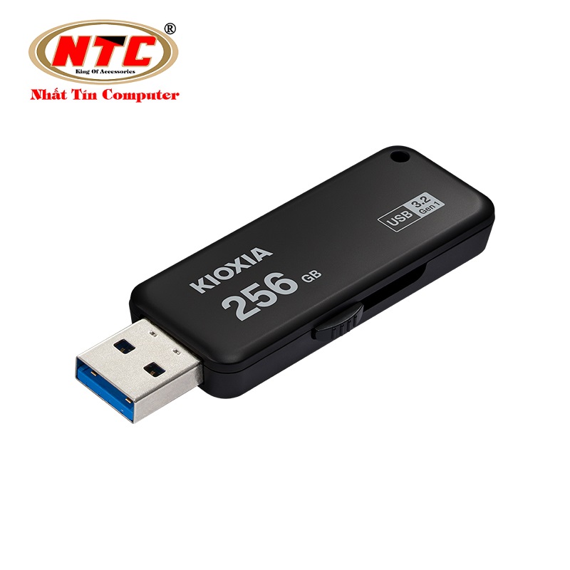 USB 3.2 Gen 1 Kioxia TransMemory U365 256GB 150Mb/s (Đen) - Formerly Toshiba Memory - Nhất Tín Computer