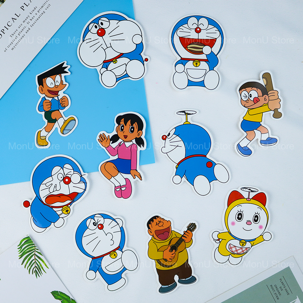 Hình dán sticker Doraemon chống nước dễ thương cute TooYoo