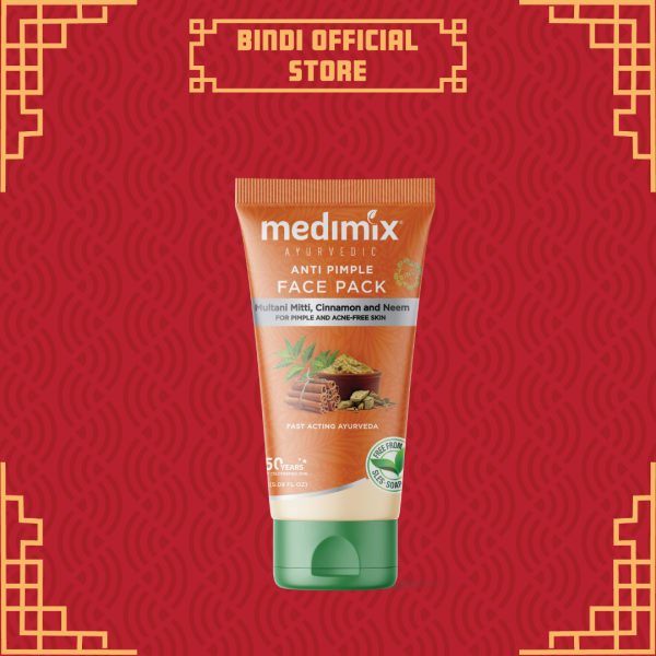 Mặt nạ sạch sâu Medimix Anti Pimple Face Pack 150ml nhập khẩu