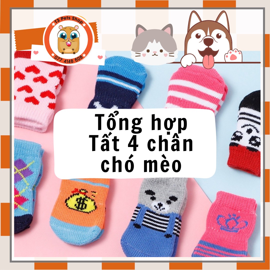 4-Legged Socks Keep Warm and Reduce Foot Dirt for Dogs and Cats -T3 Pets Shop