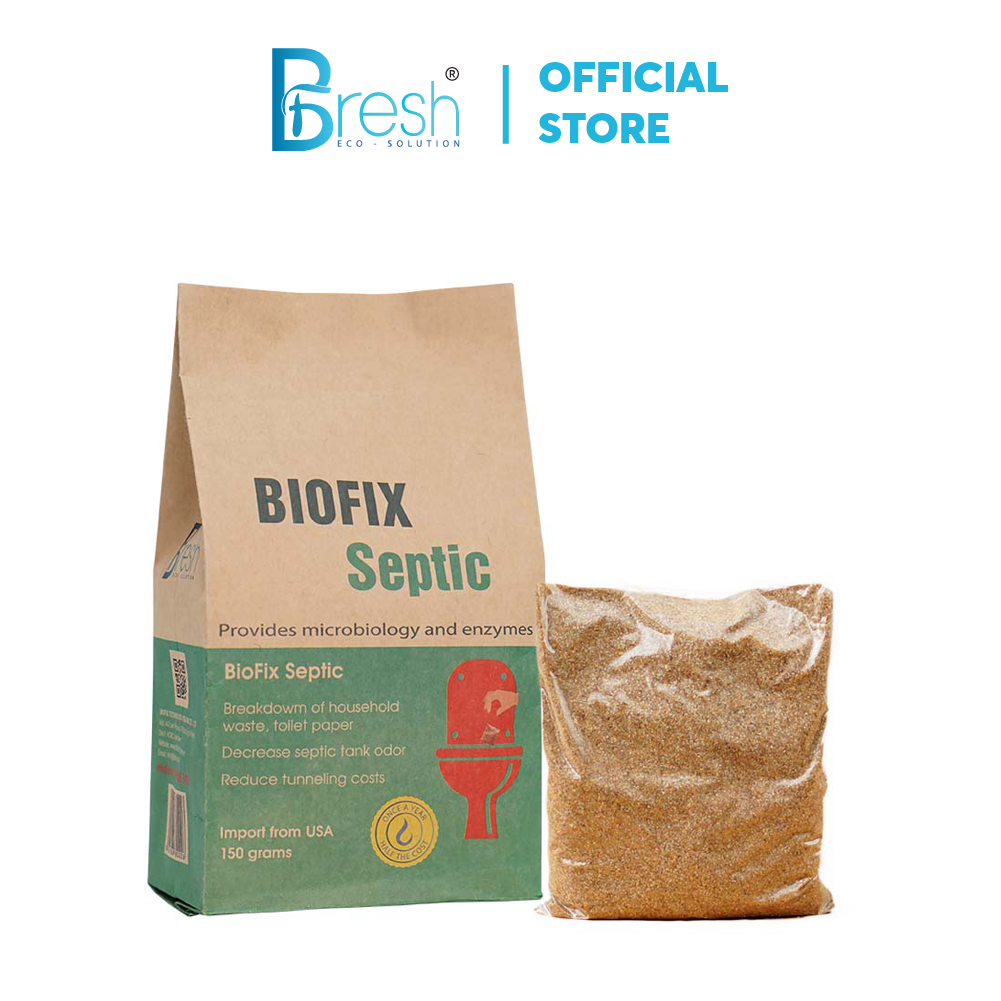 BFRESH Vi sinh xử lý hầm tự hoại Biofix Septic gói 150gram
