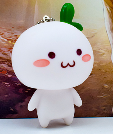 Móc khóa củ cải cute | Mầm cây