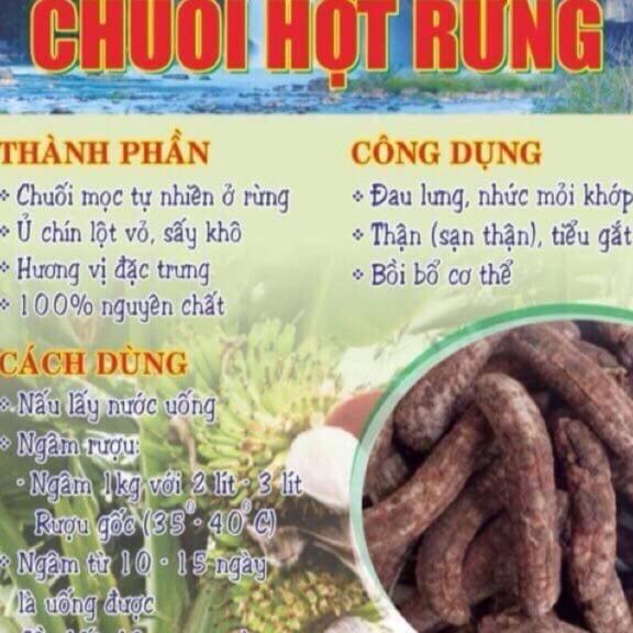 1kg chuối hột rừng