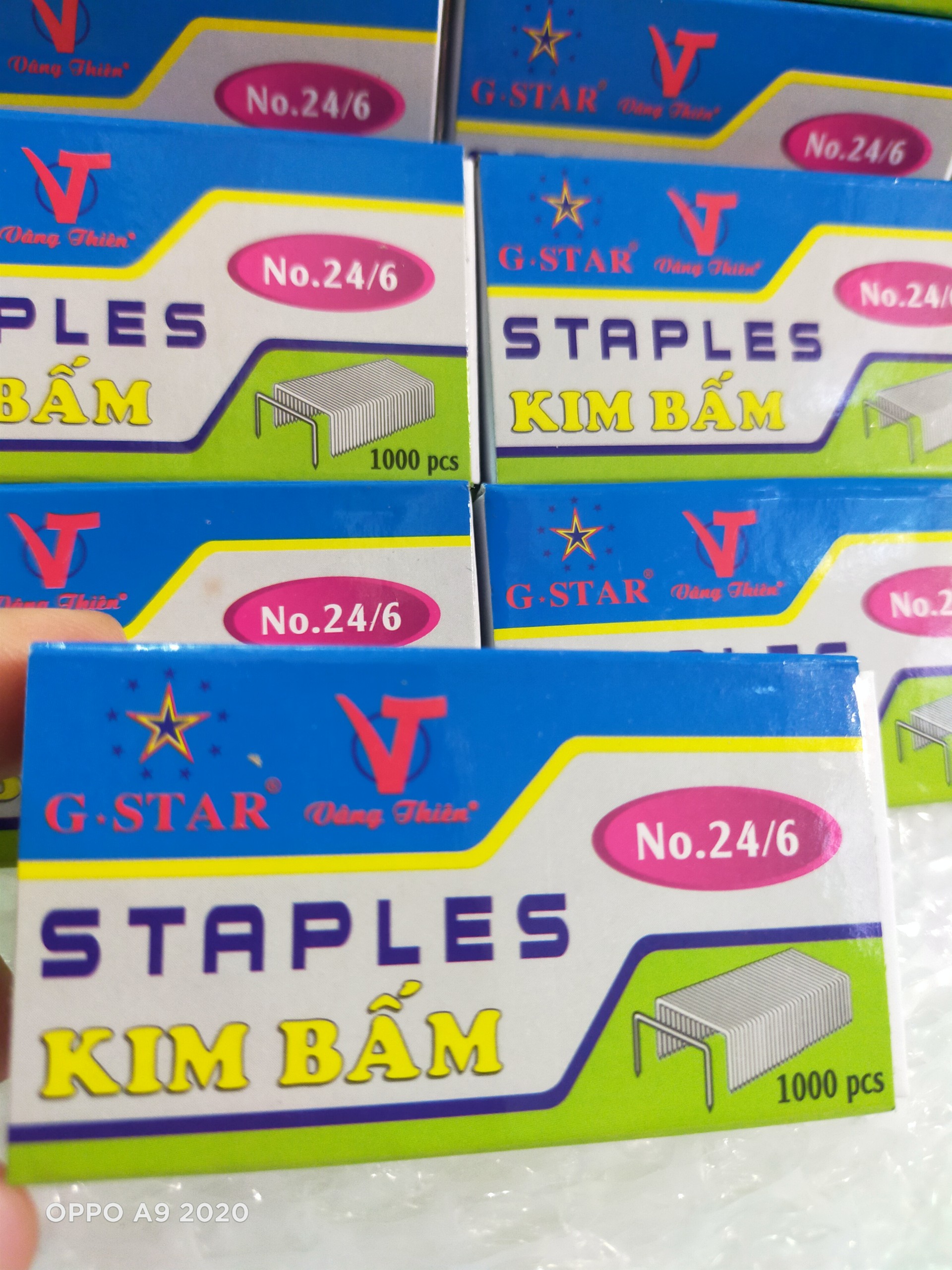 Combo 5 hộp kim bấm số 3 Gstar No.24/6  ( 1 hộp 1000 kim)